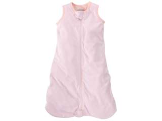Schlafsack Baby, Baumwolle (kbA), rose-weiß-gestreift