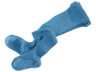 Baby Strumpfhose Schurwolle (kbT) bergblau
