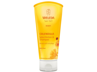 Calendula Baby Waschlotion & Shampoo - reinigt sanft und pflegt