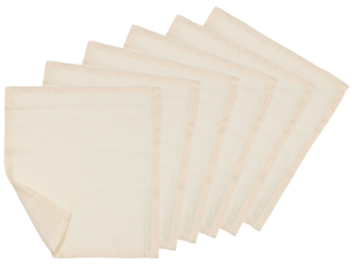 Baby Waschlappen Mullwaschlappen Bio-Baumwolle 6er-Pack