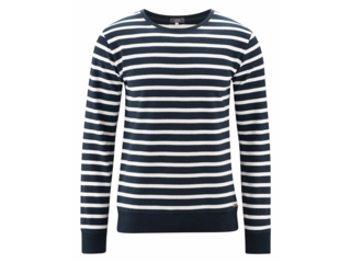 Herren Sweatshirt "Ingo" ink blue-white