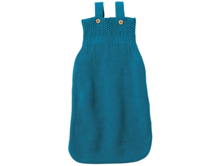 Schlaf- und Strampelsack aus Merino-Schurwolle (kbT) blue