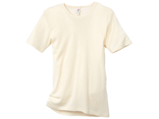 Kurzarm Unterhemd Unisex natur
