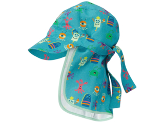 Baby und Kinder Sommerhut "Nico" mit Nackenschutz Monster