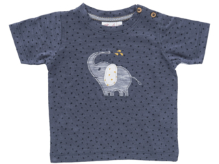 Baby und Kinder T-Shirt anthrazit Elefant