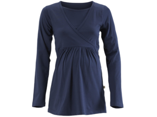 Umstands- und Still Shirt "Helene" Bio-Baumwolle marine
