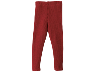 Woll-Leggins bordeaux