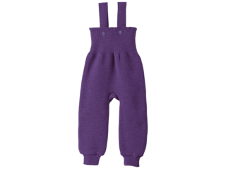 Baby Hose mit Trägern pflaume