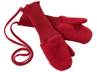 Baby und Kinder Handschuhe Merino-Schurwollfleece (kbT) burgund
