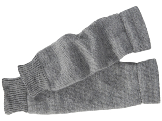 Babystulpen melange grau