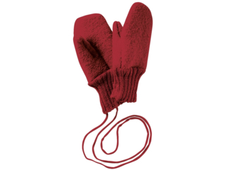 Baby und Kinder Handschuhe, Merino-Wollwalk (kbT) bordeaux