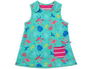 Baby und Kinder Kleid zum Wenden "Rainforest"