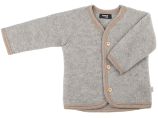 Baby Jacke Bio-Merino-Wollfleece moonrock