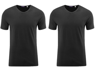 Herren T-Shirt "Dean" 2er Pack schwarz