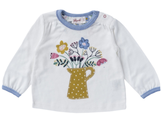 Baby und Kinder Langarmshirt Blümchen