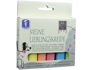 Straßenmalkreide "Meine Lieblingskreide", bunt