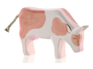 Kuh (braun, fressend) 8,5 cm