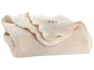 Babydecke Bio-Merino-Schurwolle (kbT) natur