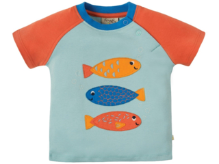 Baby und Kinder T-Shirt Fische mint