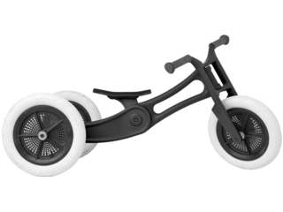 Wishbone Bike Dreirad Laufrad 3-in-1 "Recycled Edition" schwarz