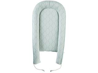 Babynest Bio-Baumwolle, Kapok, Naturkautschuk mint