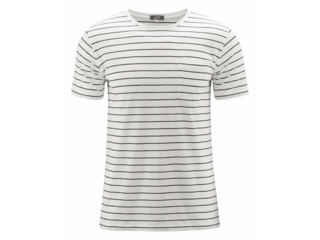 Herren T-Shirt "Ignacio" white-ink blue