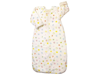 Winterschlafsack Baby, Baumwolle (kbA), "Kritzelkreise"