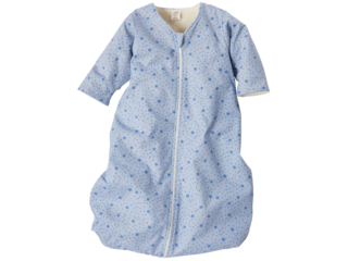 Winterschlafsack Baby, Baumwolle (kbA)/Schurwolle (kbT), hellblau