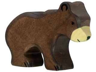 Holzfigur "Braunbär, klein" Abenteuer Wildnis