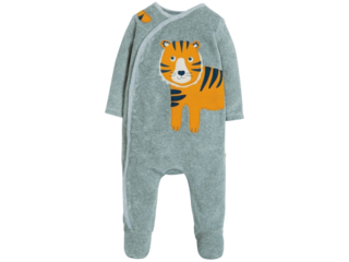 Baby Strampler mit Fuß Nicky Tiger