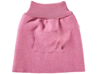 Kinder Rock Bio Schurwoll-Walk pink