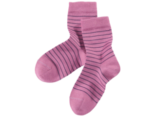 Kinder Socken berrycream-geringelt
