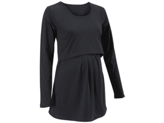 Stillshirt "Matilda" Bio-Baumwolle schwarz