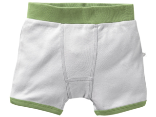 Jungen Boxershorts Bio-Baumwolle grau