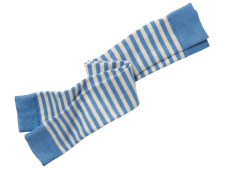 Kinder Leggings Baumwolle (kbA) jeansblau-geringelt