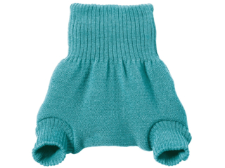 Wollwindelhose doppellagig lagoon, 100% Schurwolle (kbT)