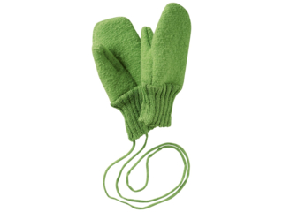 Baby und Kinder Handschuhe, Merino-Wollwalk (kbT) grün
