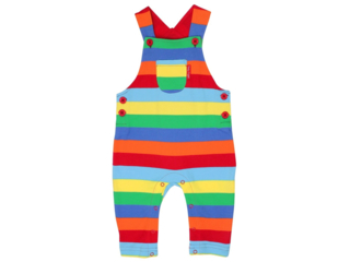 Baby und Kinder Latzhose bunte Streifen
