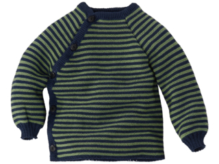 Babyjacke Schlüttli Schurwolle (kbT) marine-apfel