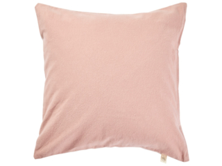 Kissenbezug Bio-Baumwolle Biber-Qualität rosé
