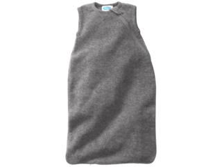 Schlafsack Baby ohne Arm Bio-Schurwolle (kbT) Ganzjahr fels