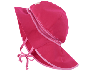 Baby und Kinder Mütze Feuerwehr UV-80 pink-fuchsia