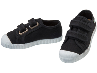 Kinder Schuhe Sneaker mit Klettverschluss black
