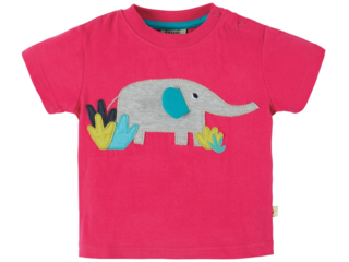 Baby und Kinder T-Shirt Ellie himbeere