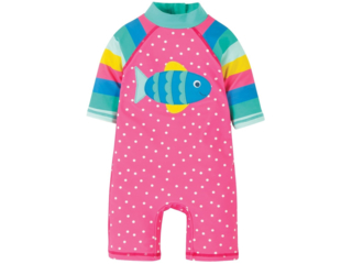 Baby und Kinder Badeanzug UV Schutzkleidung UV 50 plus Fisch