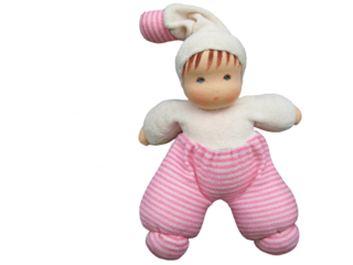 Puppe "Möpschen" rosa
