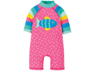 Baby und Kinder Badeanzug UV Schutzkleidung UV 50 plus Fisch