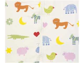 Winterschlafsack Baby, Baumwolle (kbA), "Arche Noah"