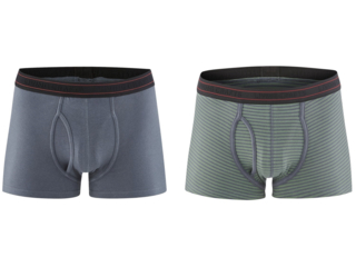 Herren Boxershorts "Apollo" 2er Pack asphalt-green