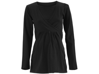 Umstands- und Still Shirt "Helene" Bio-Baumwolle schwarz